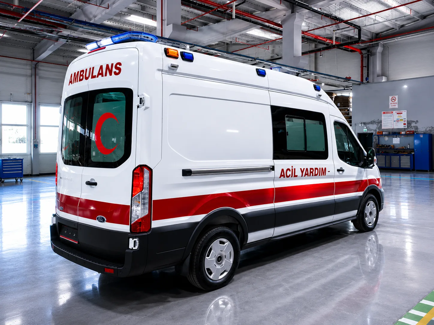 Ford Transit — Arka Sag Gorunum