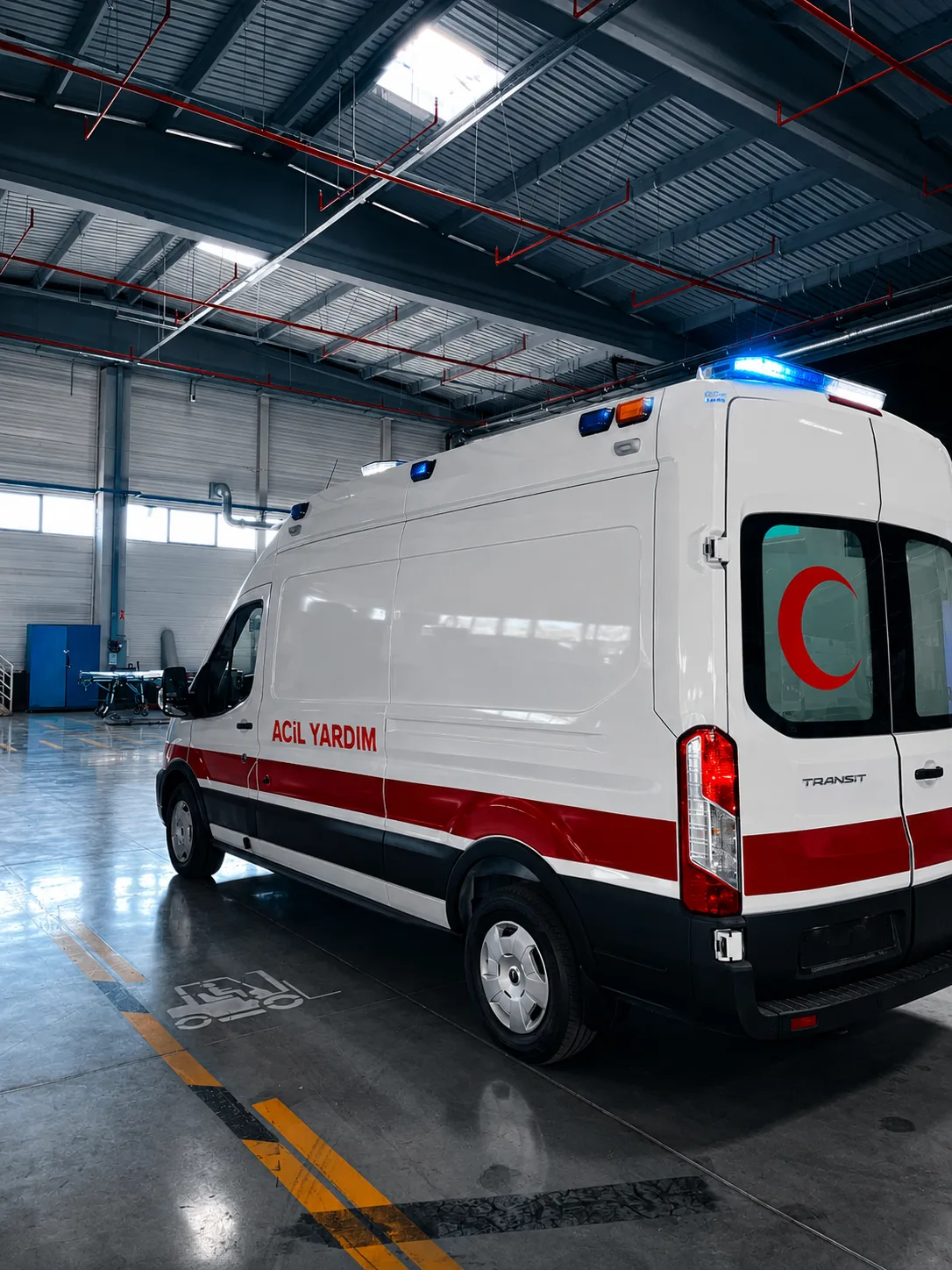 Ford Transit — Arka Sol Gorunum Acil Yardim